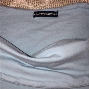 LIGHT BLUE BRANDY TUBE TOP